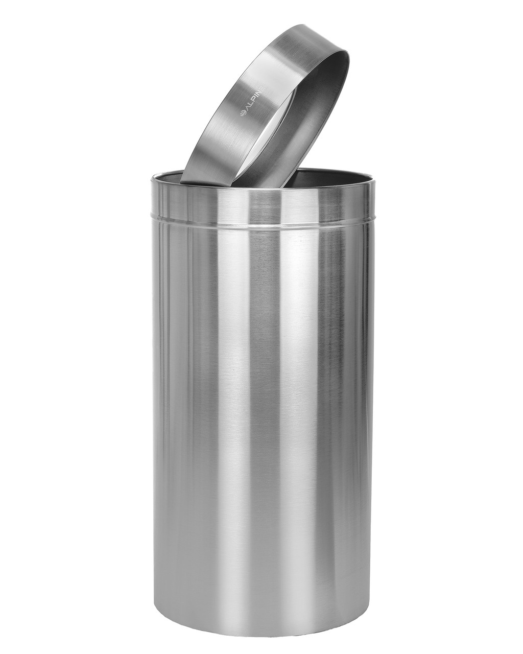 27 Gal. Stainless Steel Open Top Kitchen Trash Can ALP475-27