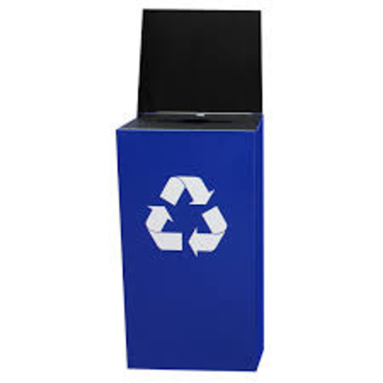 Geocube Single Recycle Bin with Message Board & Magnet (3 Sizes & 5 Color Choices)