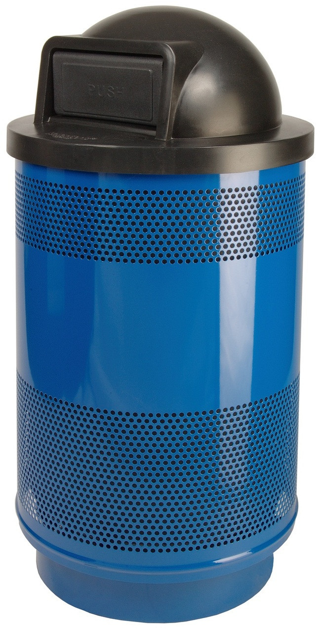 55 Gal. Each Stadium Series SC55-01 Painted Trash Can and Recycle