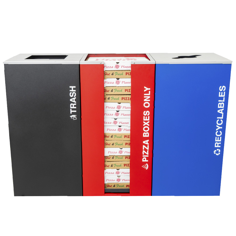 36 Gal. Kaleidoscope XL Pizza Box Recycler RC-KDPZ RBX