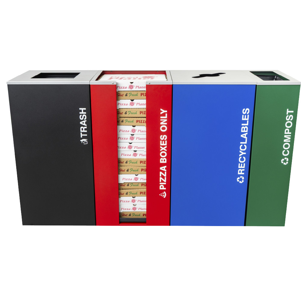 36 Gal. Kaleidoscope XL Pizza Box Recycler RC-KDPZ RBX