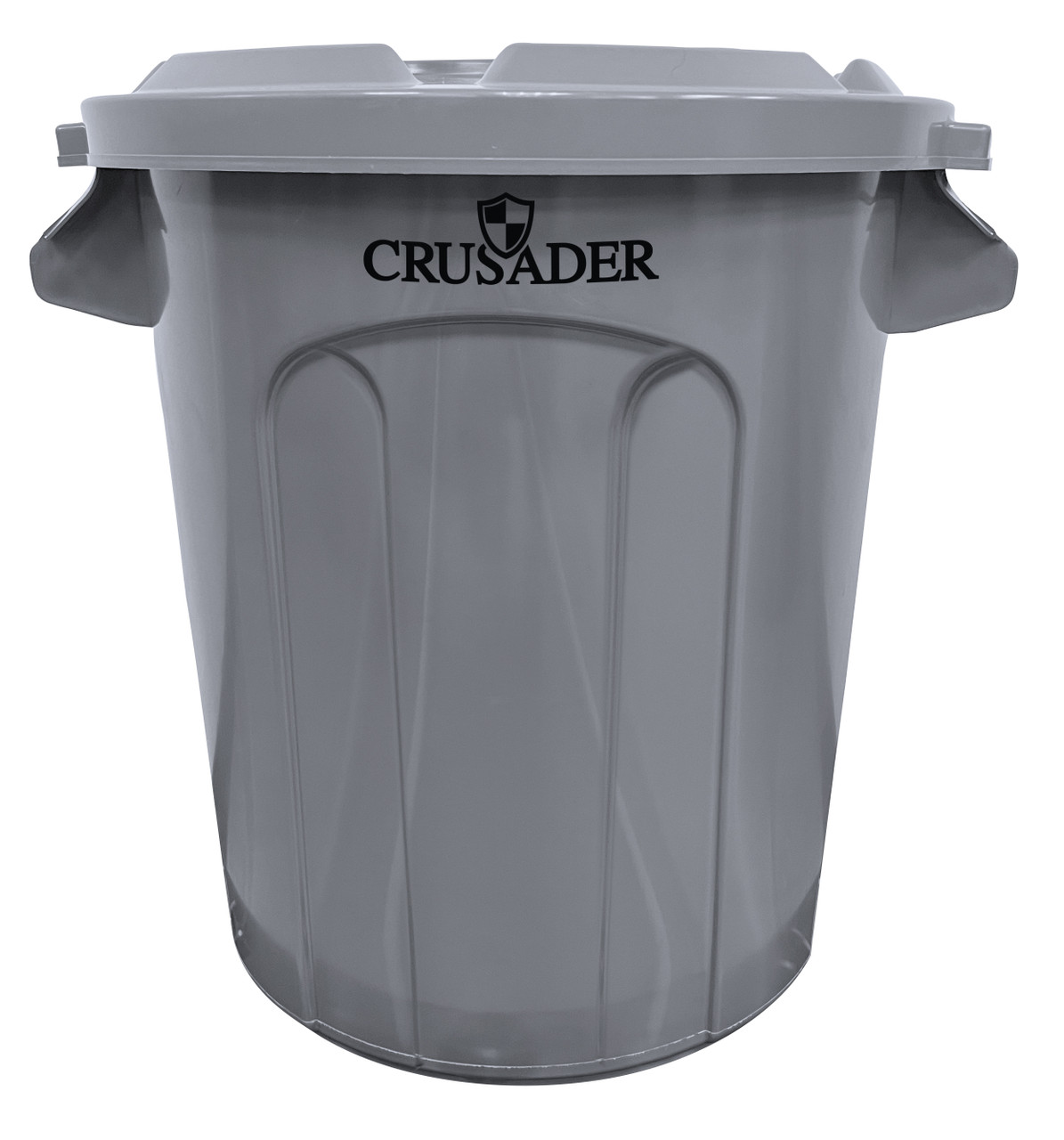 10, 20, 32, 44 and 55 Gallon Crusader Round Plastic Trash Can CTC