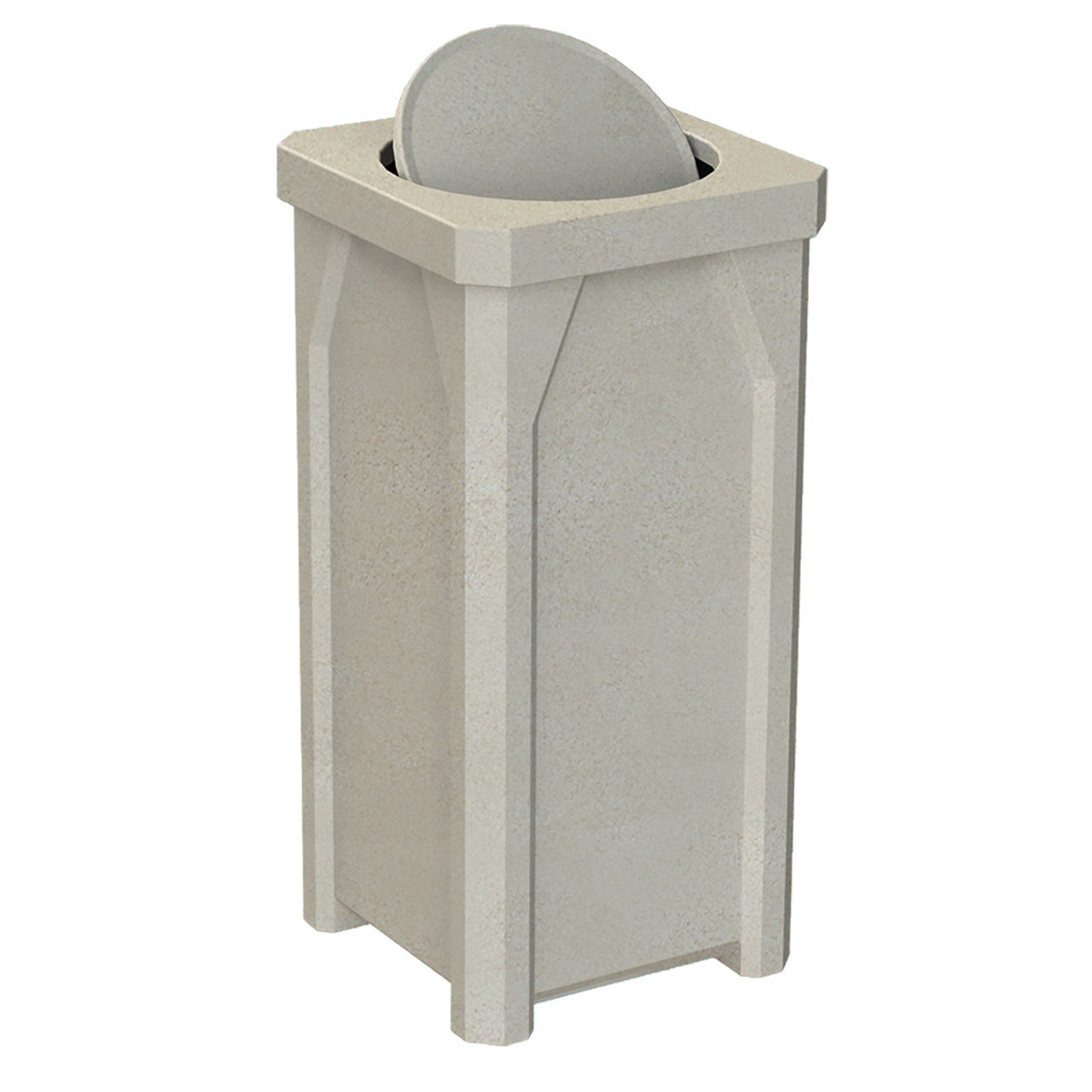 With Swivel Top Lid BEIGE GRANITE