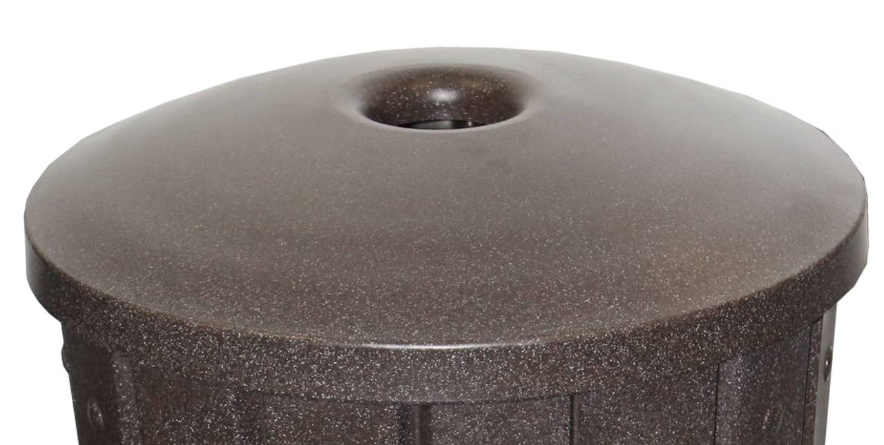 Round Mushroom Top Lid for 55 Gallon Drums 4 Inch Opening