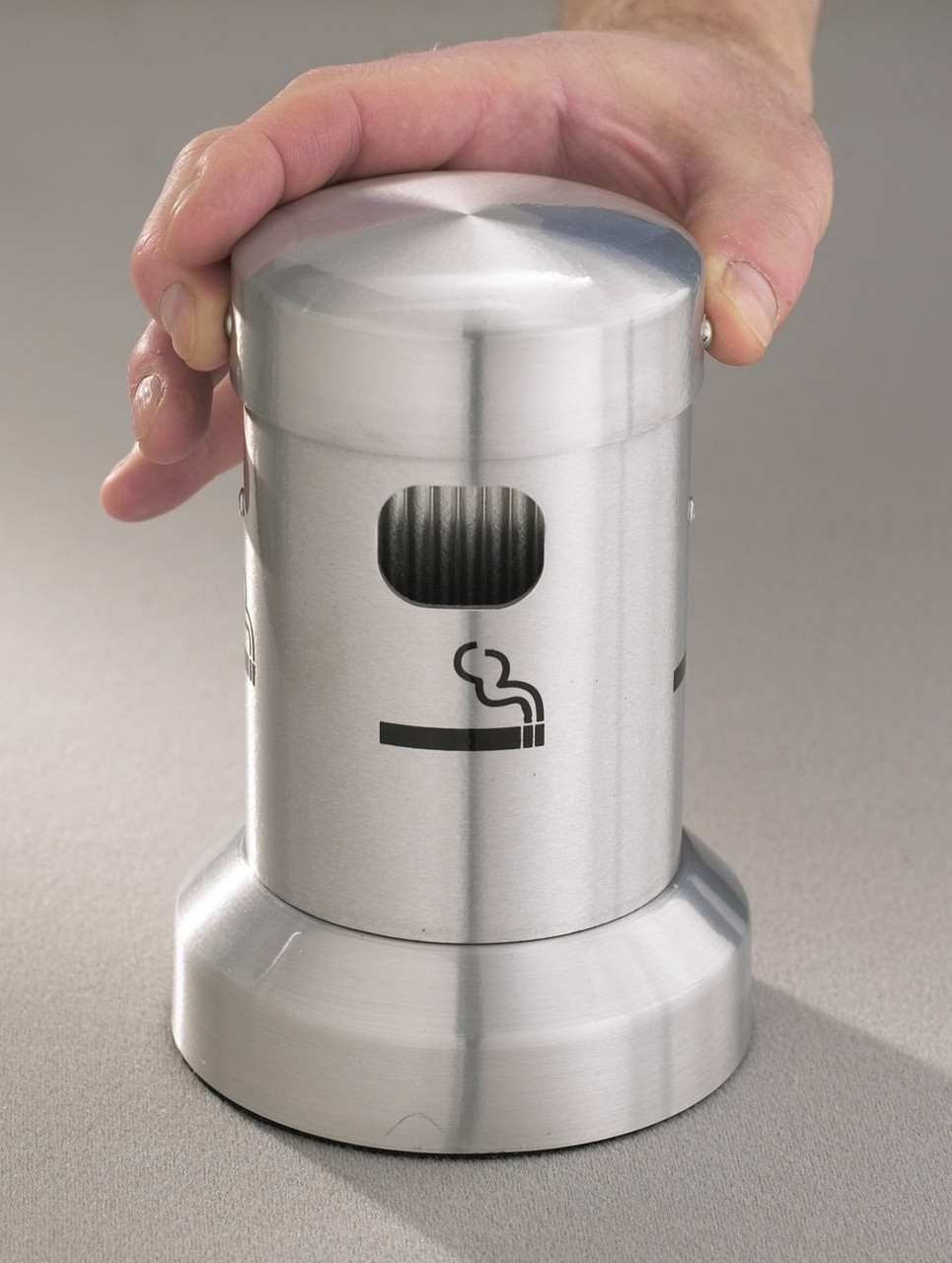 4405 Table Top Metal Deluxe Smokers Cigarette Receptacle Ashtray
