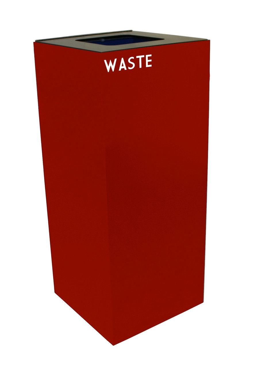 36 Gal. Metal Geocube 36GC0 Recycling Bin Receptacle (5 Color Choices)