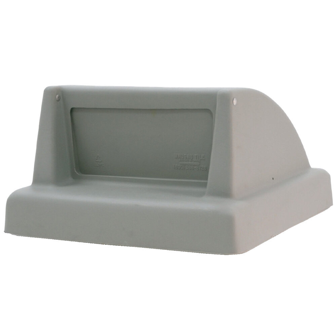 53 Gallon Square Push Door Lid