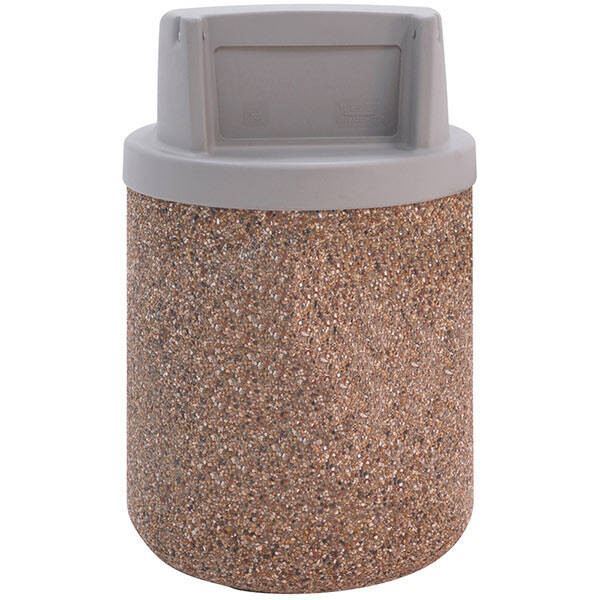 42 Gal. Concrete Push Door Top Outdoor Waste Container TF1170