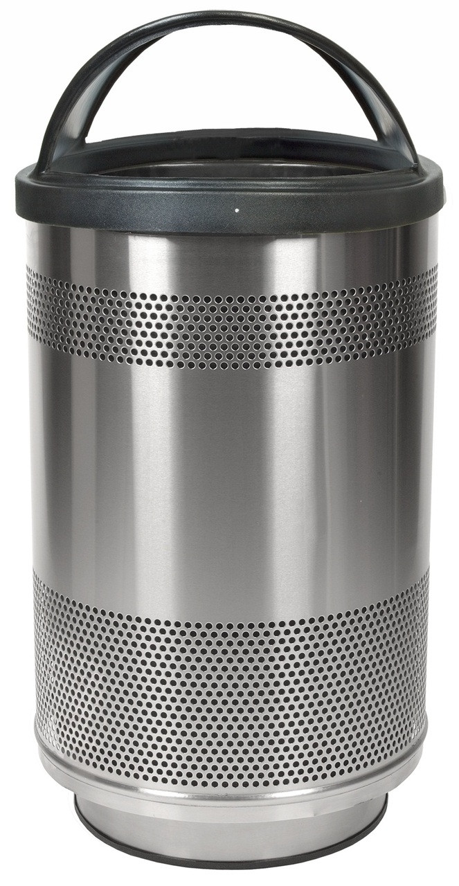 55 Gal. Stadium Series Stainless Steel Trash Container SC55-01-SS