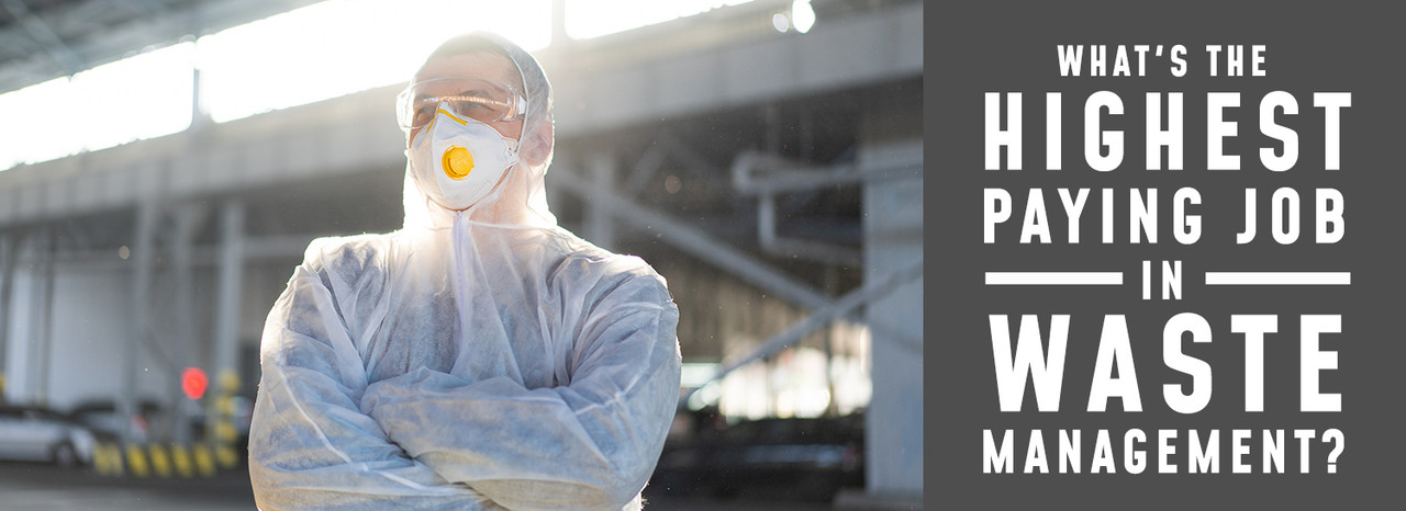 What's the highest paying job in waste management?