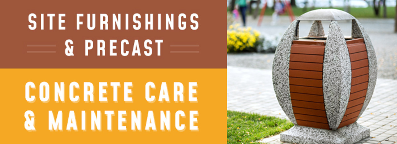 How to ​Maintain Site Furnishing & Precast Concrete Trash Cans