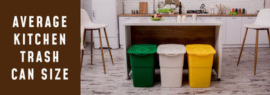 Average Kitchen Trash Can Size: Optimal Dimensions