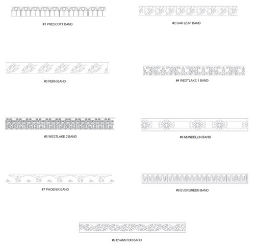 Available Band Patterns