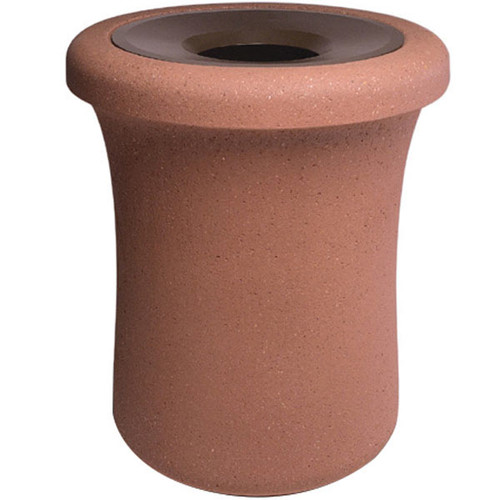 41 Gallon Concrete Funnel Top Outdoor Waste Container WS1010