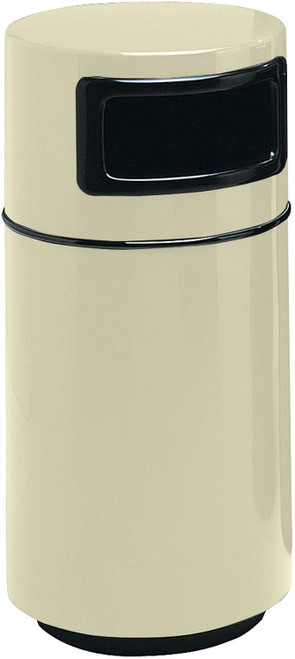 Rubbermaid Commercial Products European Trash Can, 12-Gallon,  Indoor/Outdoor Stainless Steel Waste Basket Offices/Malls/Schools