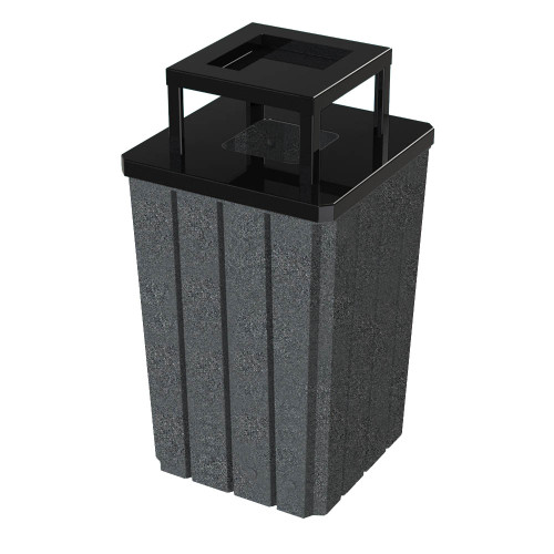 42 Gallon Square Garbage Can Dome Lid and Ashtray 73300199 (7 Colors)