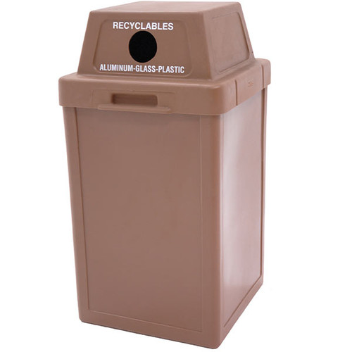 24 Gallon Plastic Indoor Outdoor Recycling Waste Container TF1001