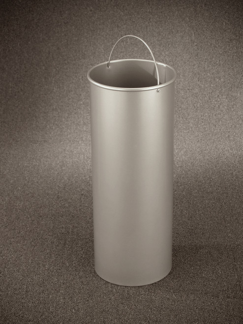 11 Gallon Round Galvanized Liner for Glaro Recycle Bins & Trash Cans