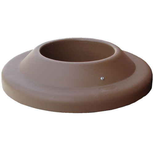 23.5 Inch Plastic Pitch In Lid TF1450 for TF Round Trash Cans (Brown)