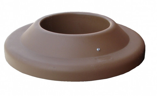 24.75 Inch Plastic Pitch In Lid TF1474 for TF Round Trash Cans (Brown)