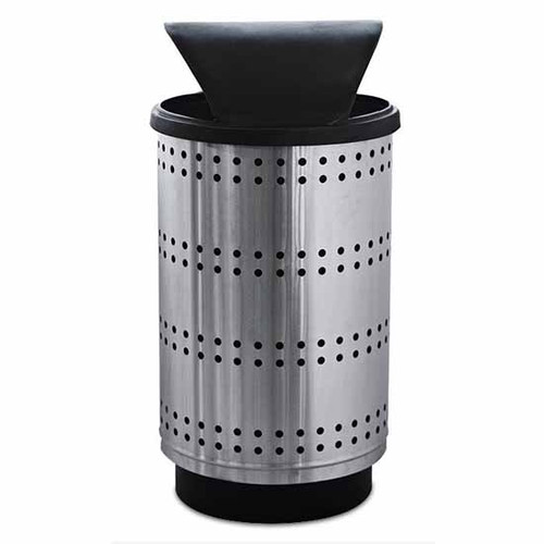 Steel Garbage Can - TrashcansUnlimited.com