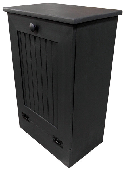 Tilt Out Wood Trash Cans And Home Recycle Bins