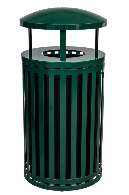 East Hampton 45 Gallon SCTP-40 D ND HGR Covered Trash Can GREEN