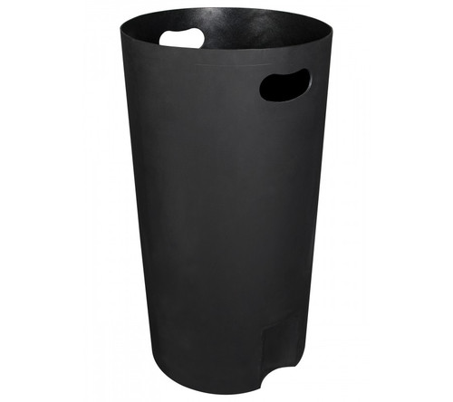 Witt SMB32L 32 gal Round Rigid Trash Can Liner, Plastic - Black