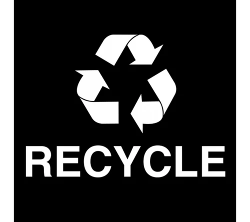 Recycling Decals and Stickers for Commercial Recycle Bins and Containers