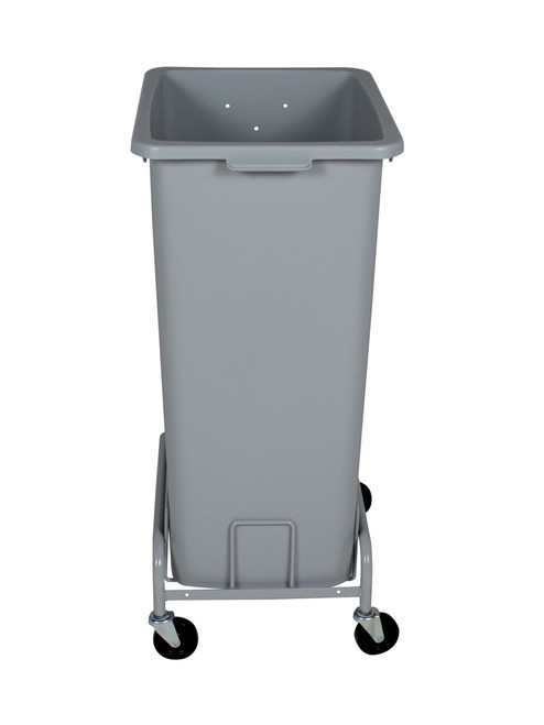 Blue Trash Can with Wheels - Zars Buy