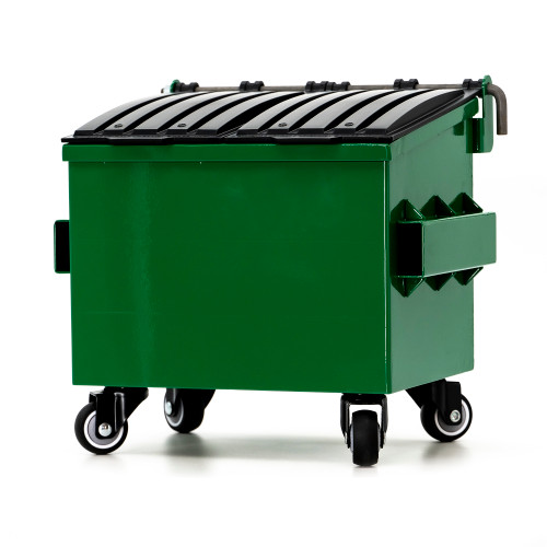 Dumpsty Desk Top Steel Mini Dumpster RECYCLE GREEN