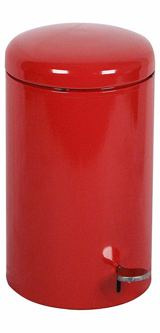 15 Gal. Steel Open Dome Top Recycling Trash Can 415DTBL-R Blue