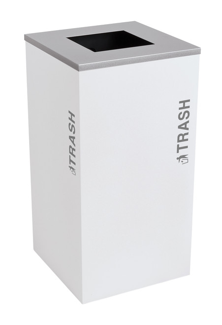 Kaleidoscope Black Tie Executive Trash & Recycle Bins
