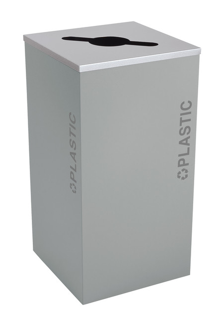 Kaleidoscope Black Tie Executive Trash & Recycle Bins