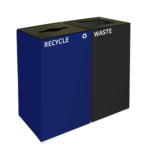 Geocube Double Combination Recycling Center (3 Sizes & 5 Color Choices) Geocube Double Combination Recycling Center (3 Sizes & 5 Color Choices)