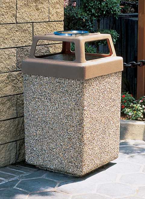 Transform Your Outdoor Space with Decorative Trash Receptacles