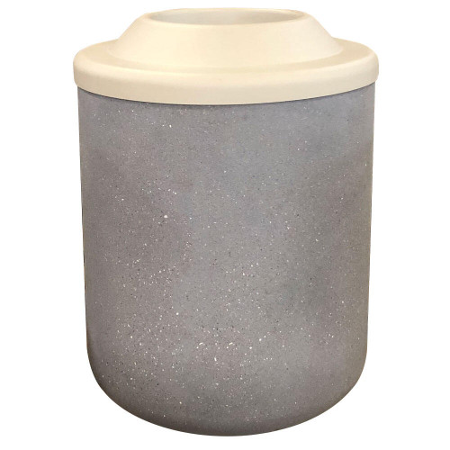 53 Gal. Concrete Push Door Dome Top Outdoor Waste Container TF1030