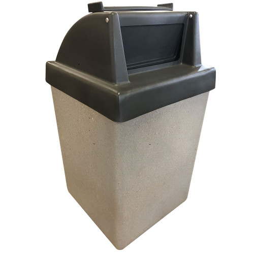 38 Gal. Restaurant Trash Can with Tray Holder MF3055