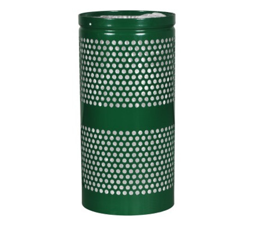 Pole mounted Trash Receptacle, 20 gallon pole mounted trash can