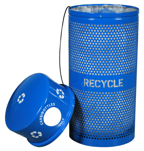 Recycling Receptacle for Cans/Bottles