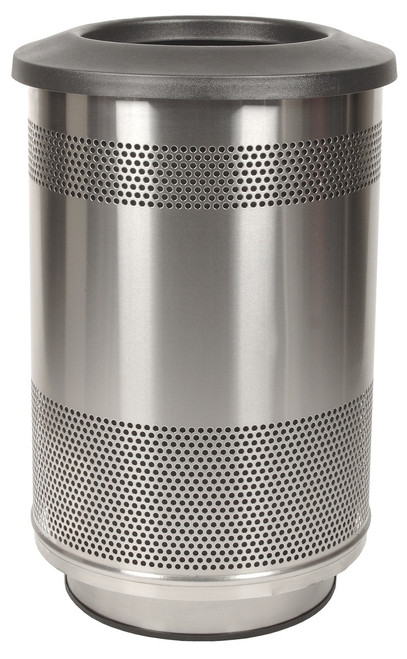 55 Gal. Stadium Series Stainless Steel Trash Container SC55-01-SS