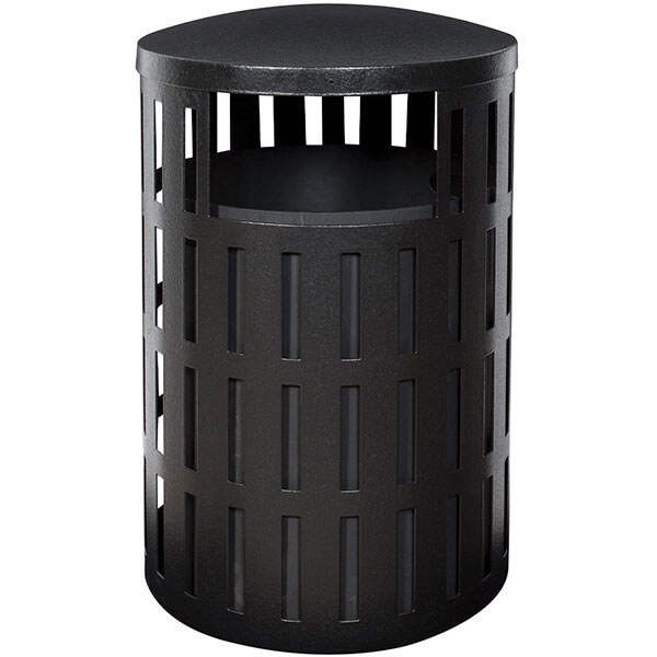 30 Gal. Side Opening Steel Outdoor Waste Receptacle MF3304