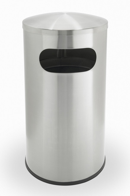 25 Gallon Steel Colored Trash Can With/Without Swivel Lid Precision Series  781401/781801 (2 Colors)