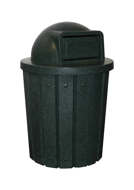 Dual 42-Gallon Recycling and Trash Receptacle EarthCraft Series