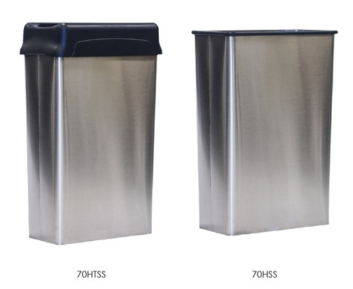 ごみ箱 HUMAN MADE STEEL TRASH CAN 22 Gal. Stainless Steel Rectangular Waste Receptacle 70SS or 70HTSS