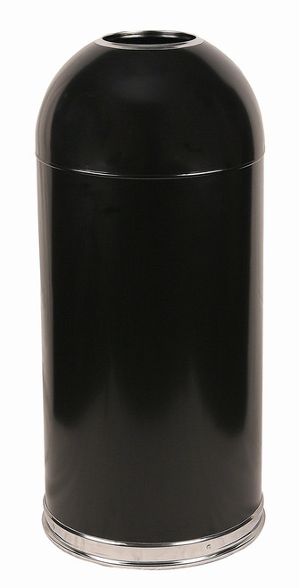 ドラム缶remakeBOX！ブラック Rubbermaid® Resist® 2184980 46 Gallon Jet Black Metallic Steel
