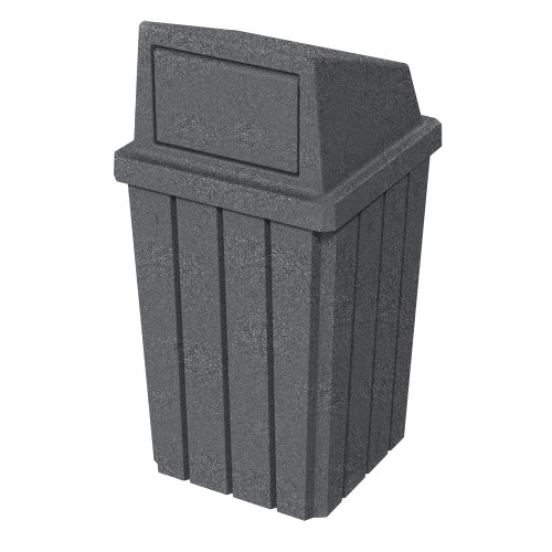 32 Gal. Kolor Can Heavy Duty Push Door Trash Bin S8291A-00