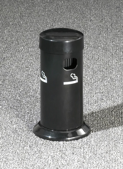 container for cigarette ends 4405 Table Top Metal Deluxe Smokers Ashtray Receptacle (29 Color Choices)