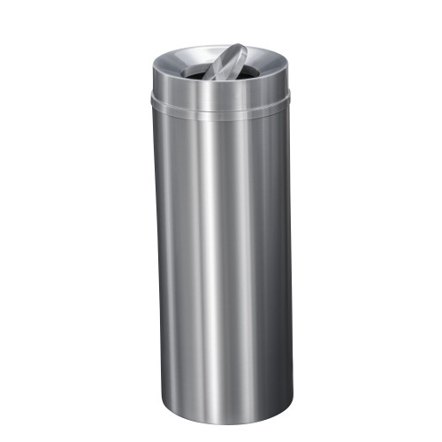 13 Gallon Rectangular Swivel Lid Stainless Trash Can Precision Series 780829