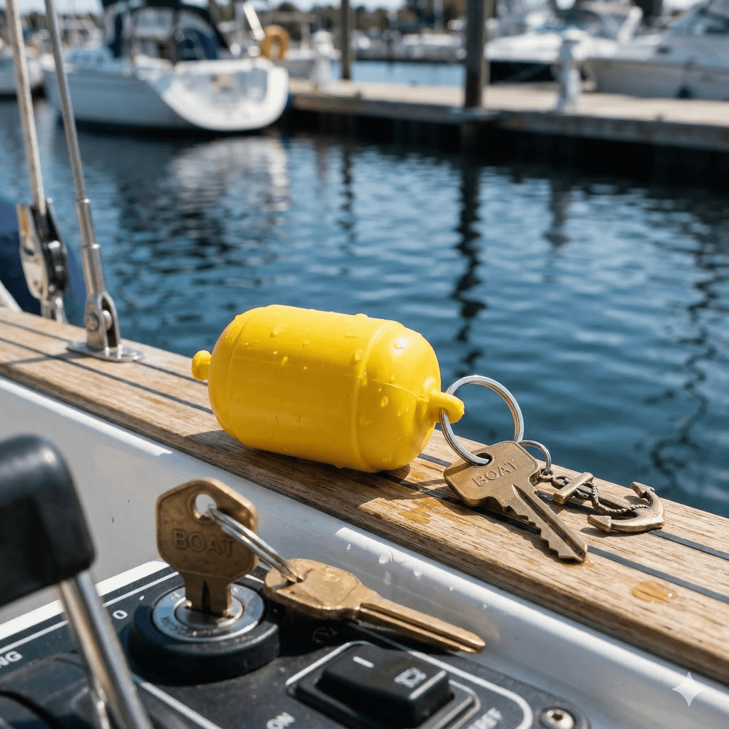 Floating Sign Key Floating Key Ring - Brandconnect